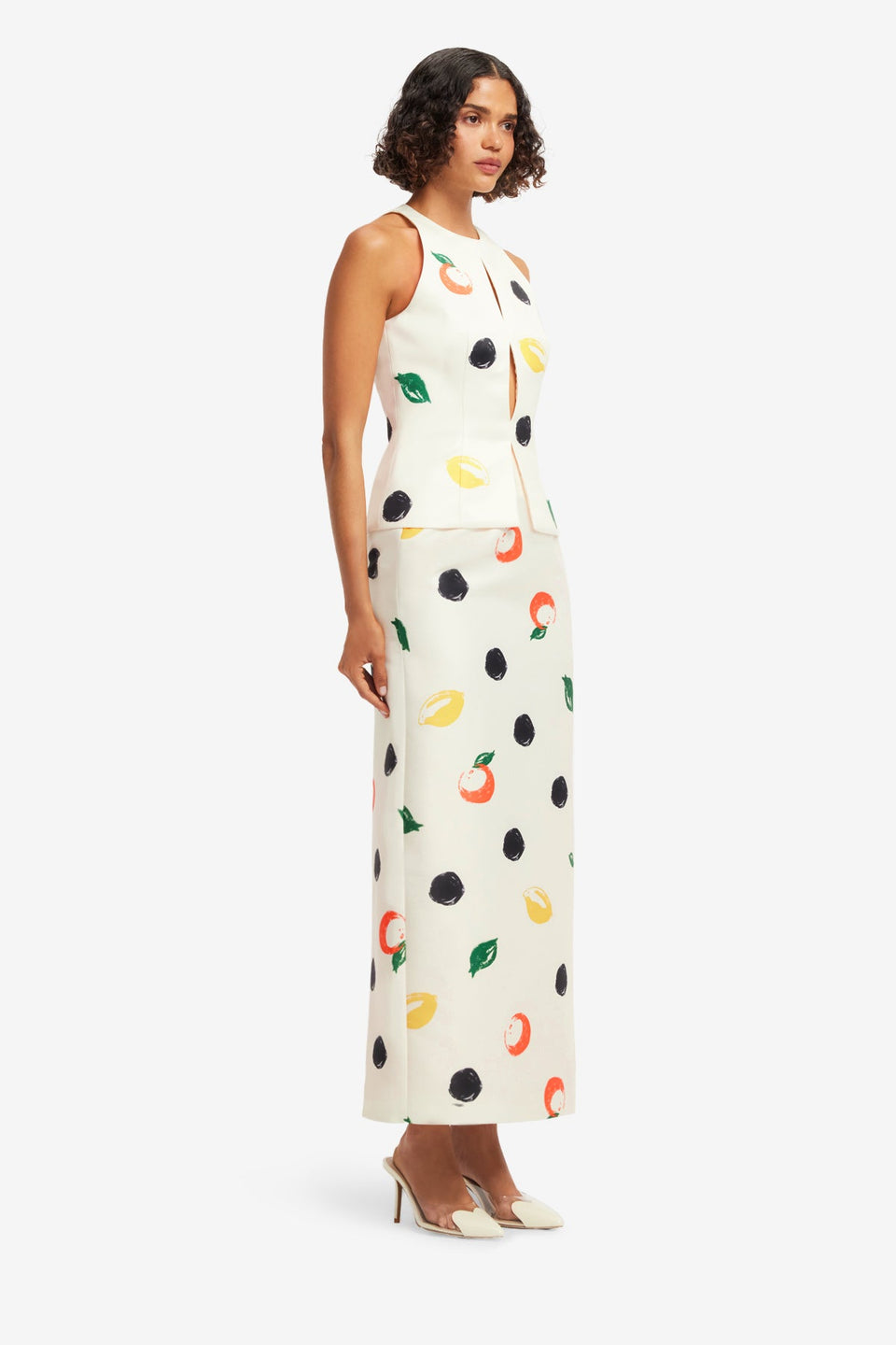 Quinn Maxi Skirt - Citrus Spots Skirts
