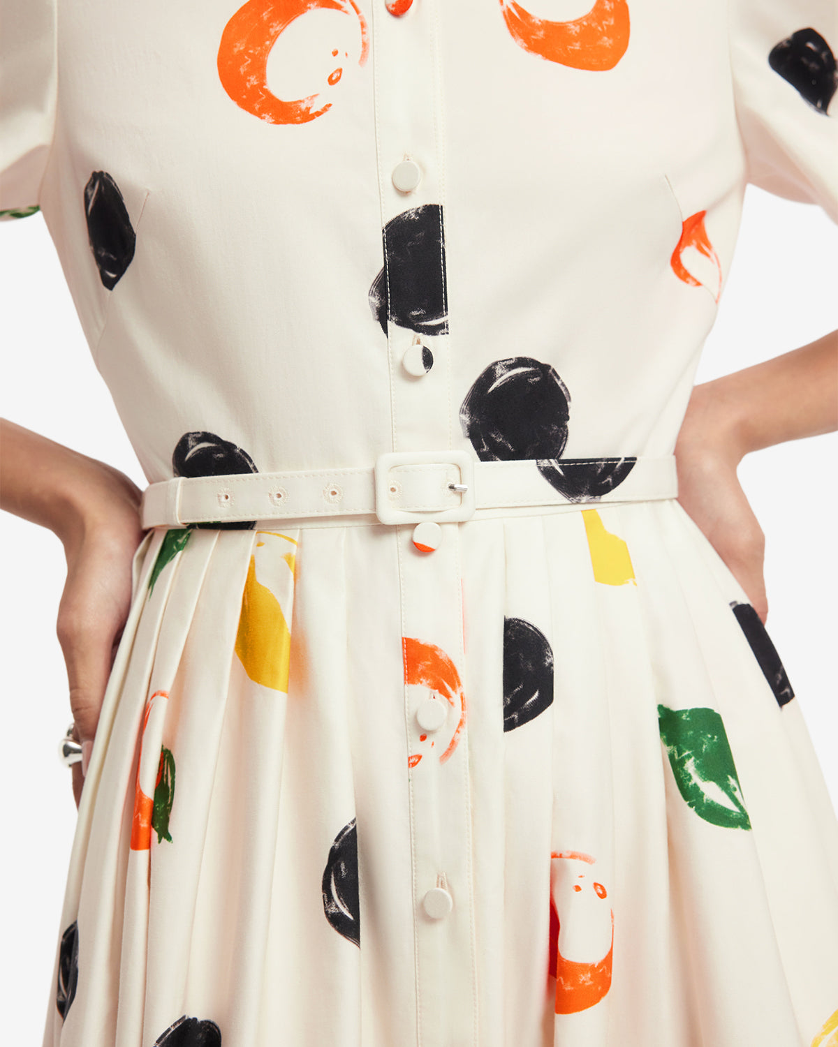 leo lin bianca short sleeve midi dress Bianca Short Sleeve Midi Dress