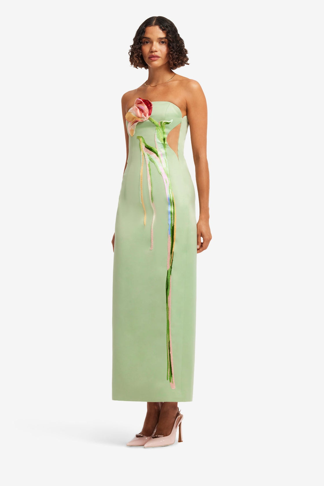 Marilyn Cutout Bustier Maxi Dress