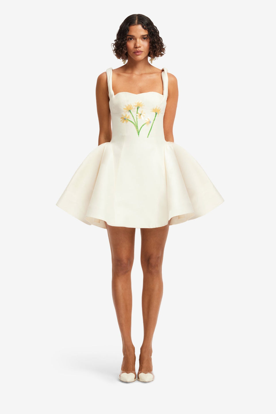 Ariel Embellished Wool Mini Dress - Wildflower Dress Mini