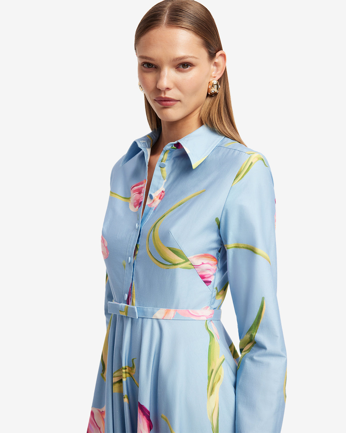 zara long sleeve silk dress 100% SILK DRAPED DRESS - Oyster-white