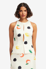Amelia Top - Citrus Spots Tops