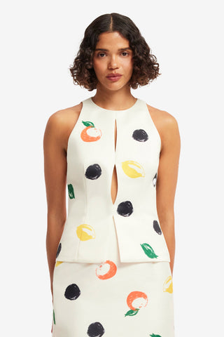 Amelia Top - Citrus Spots Tops