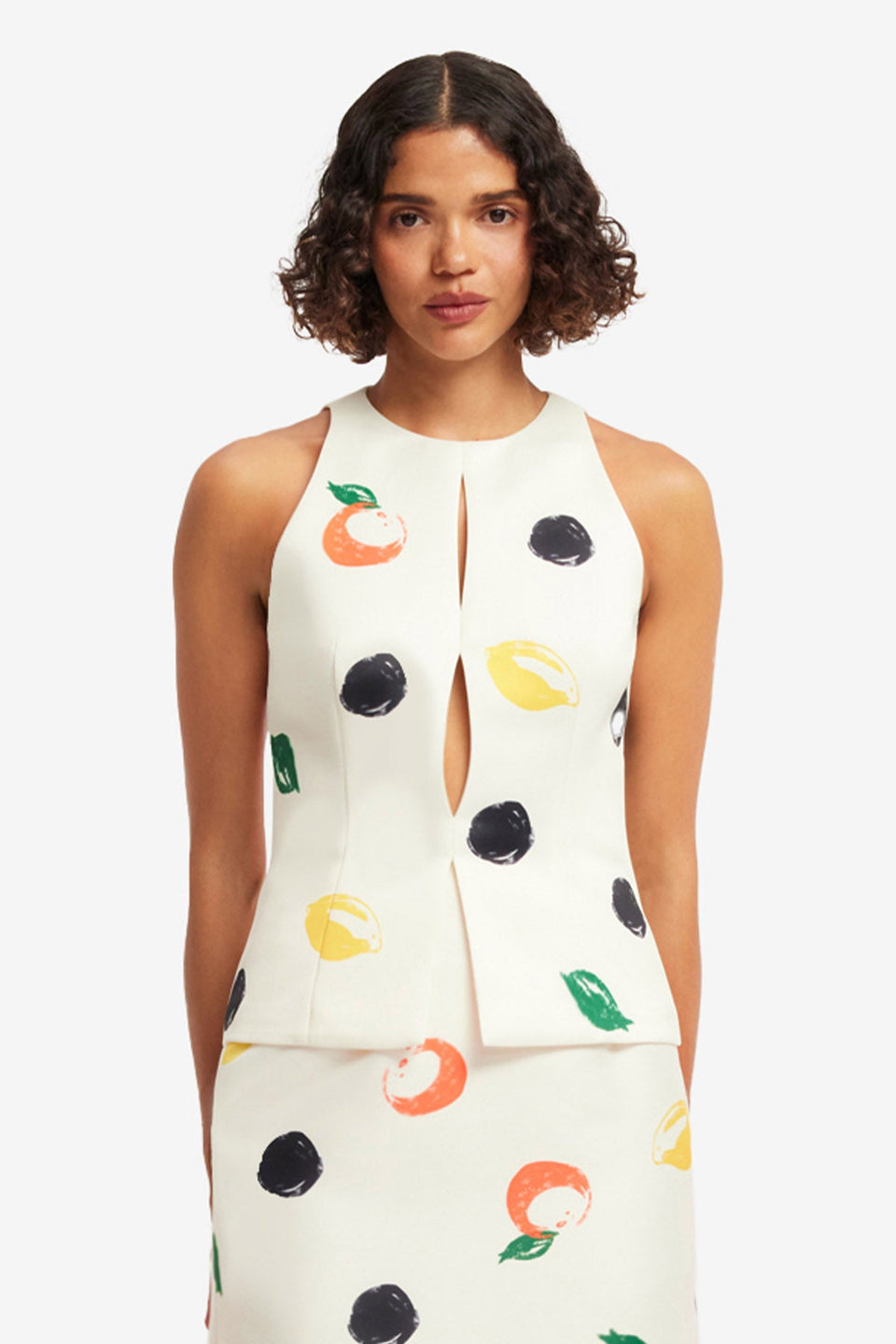 Amelia Top - Citrus Spots Tops