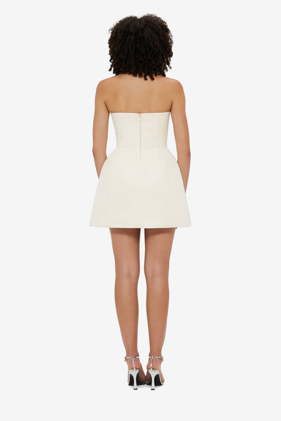 Exclusive LEO LIN Rosalie Bustier Mini Dress - Vanilla