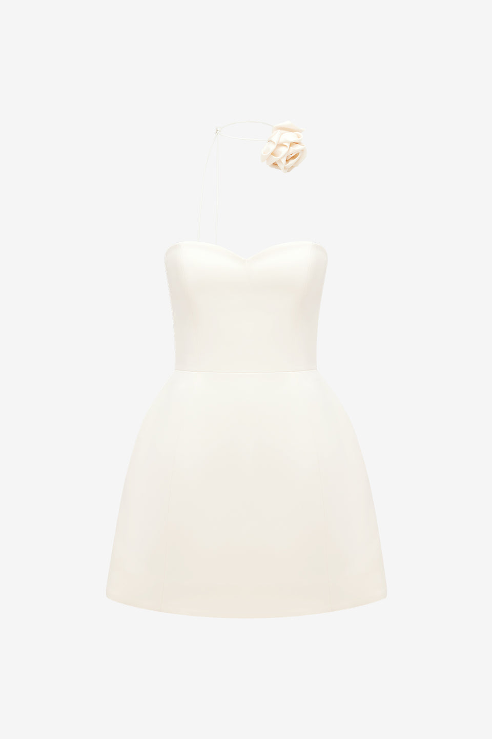 Exclusive LEO LIN Rosalie Bustier Mini Dress - Vanilla