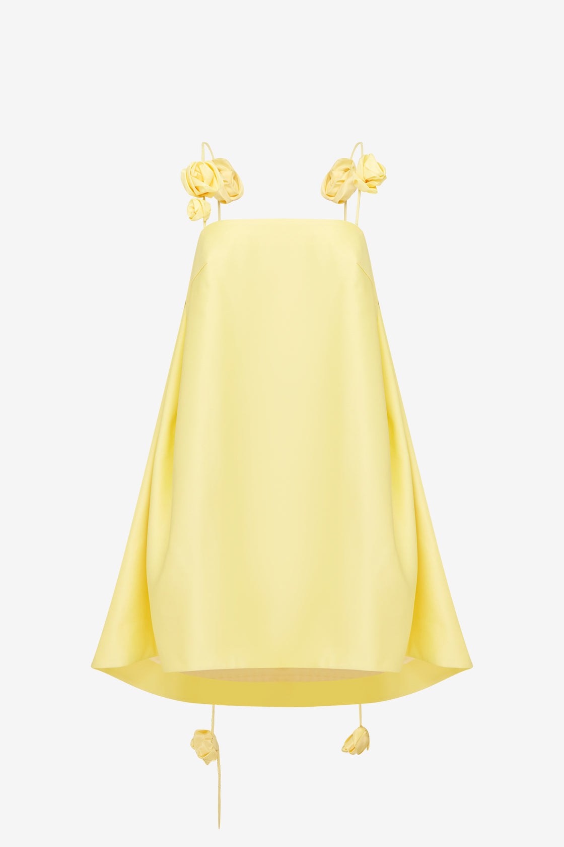 Exclusive LEO LIN Fiona Rose Mini Dress - Sorbet Yellow