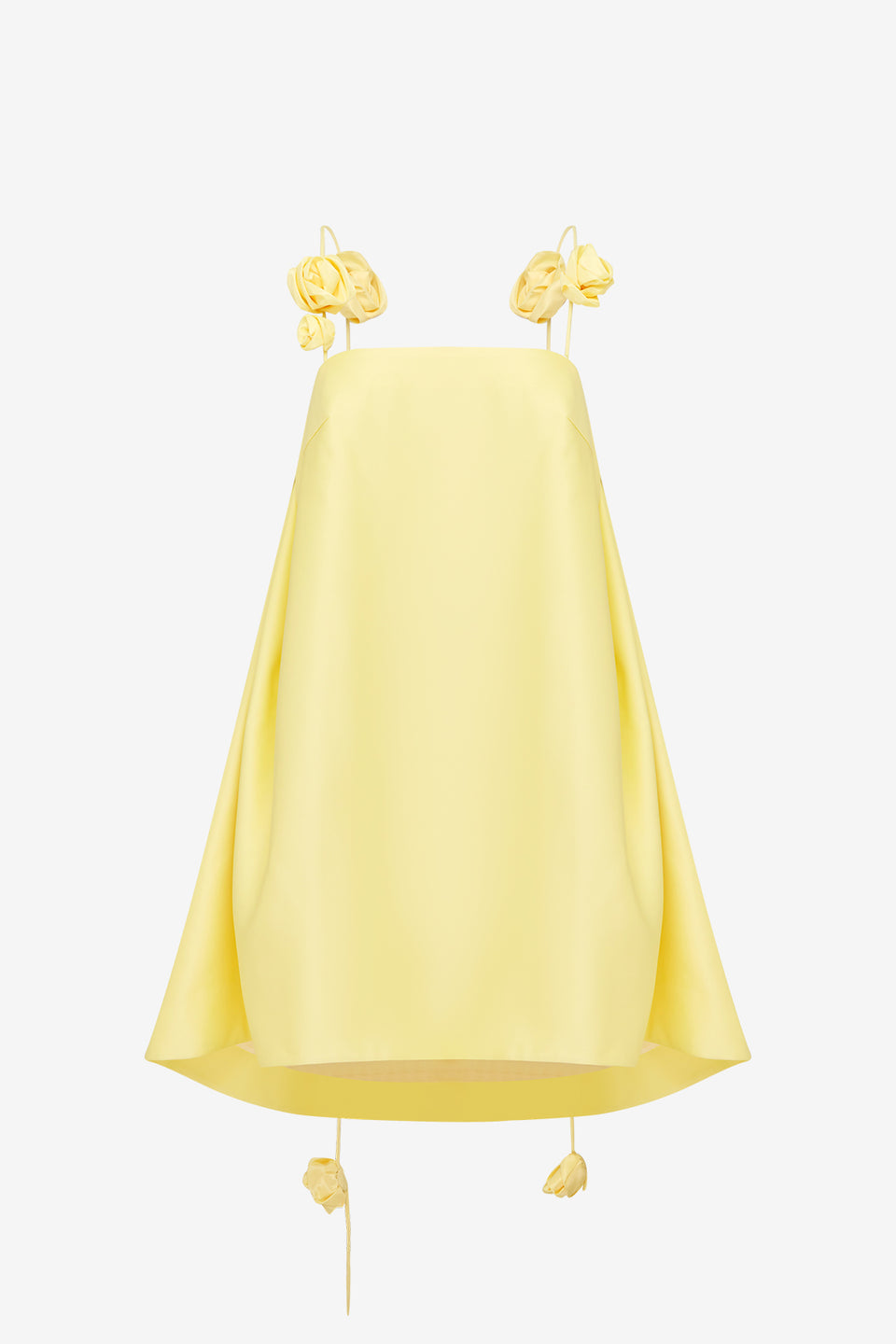 Exclusive LEO LIN Fiona Rose Mini Dress - Sorbet Yellow