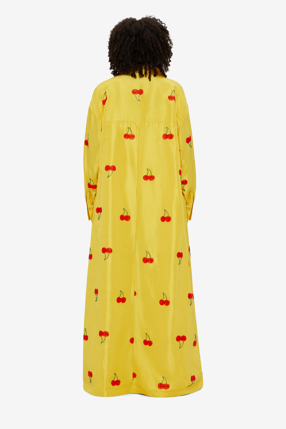 Exclusive LEO LIN Madeline Embellished Coat Dress - Cherry Beading