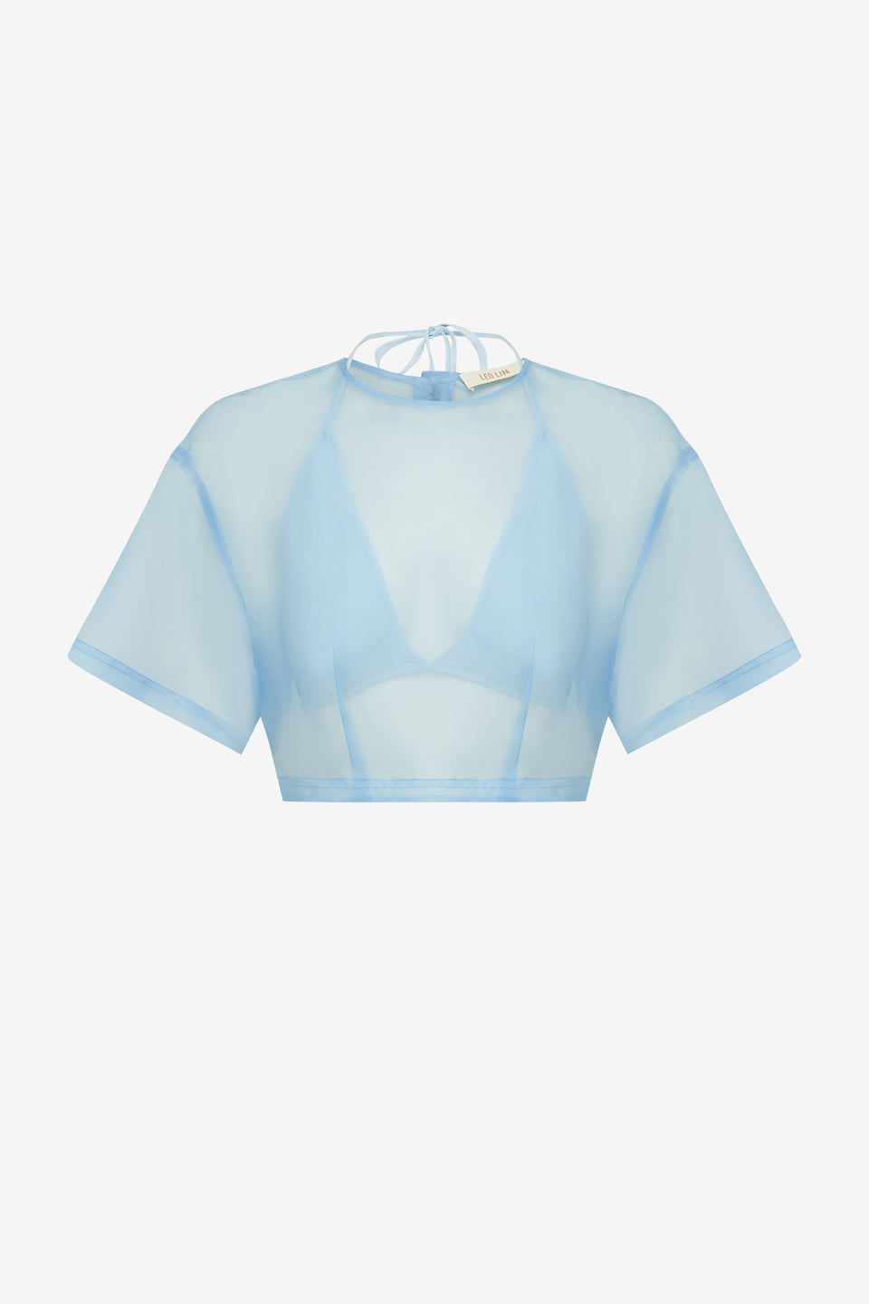 Exclusive LEO LIN Indie Sleeve Top - Powder Blue
