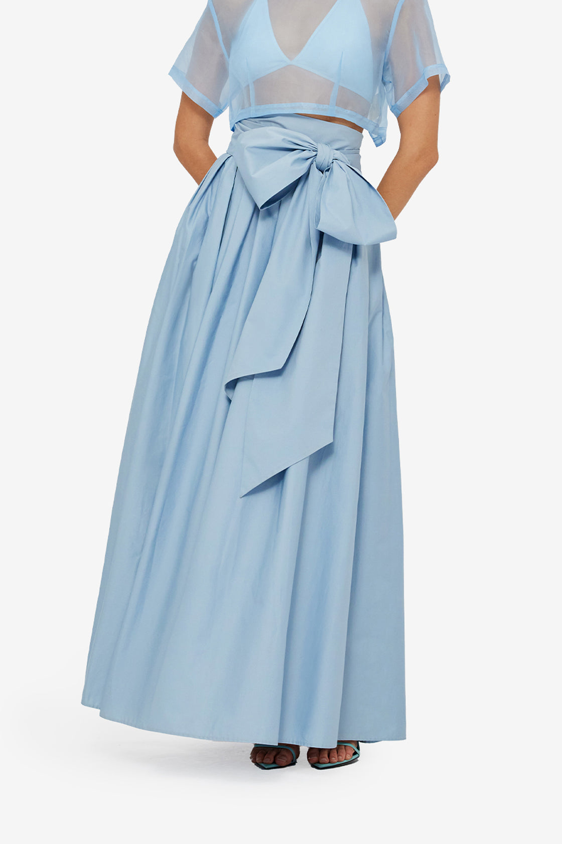 Valerie Maxi Skirt - Powder Blue Skirts