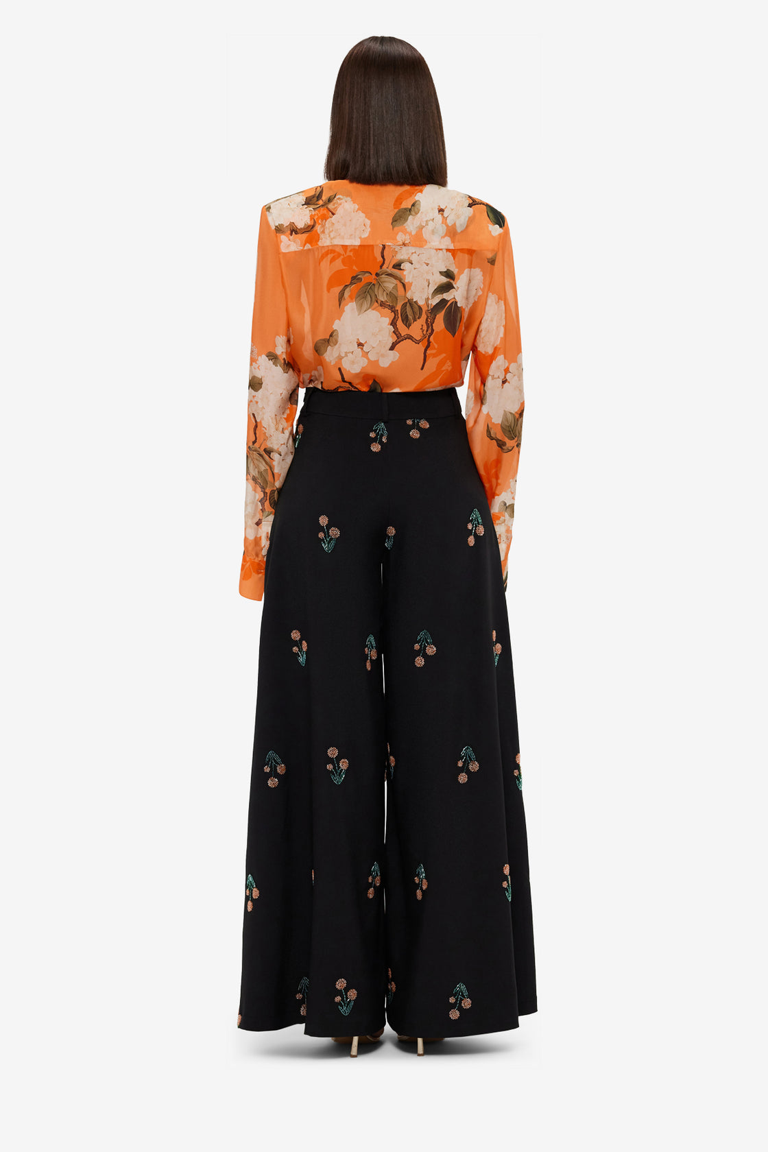 Exclusive Leo Lin Candied Embellished Pants - Wildflower Beading