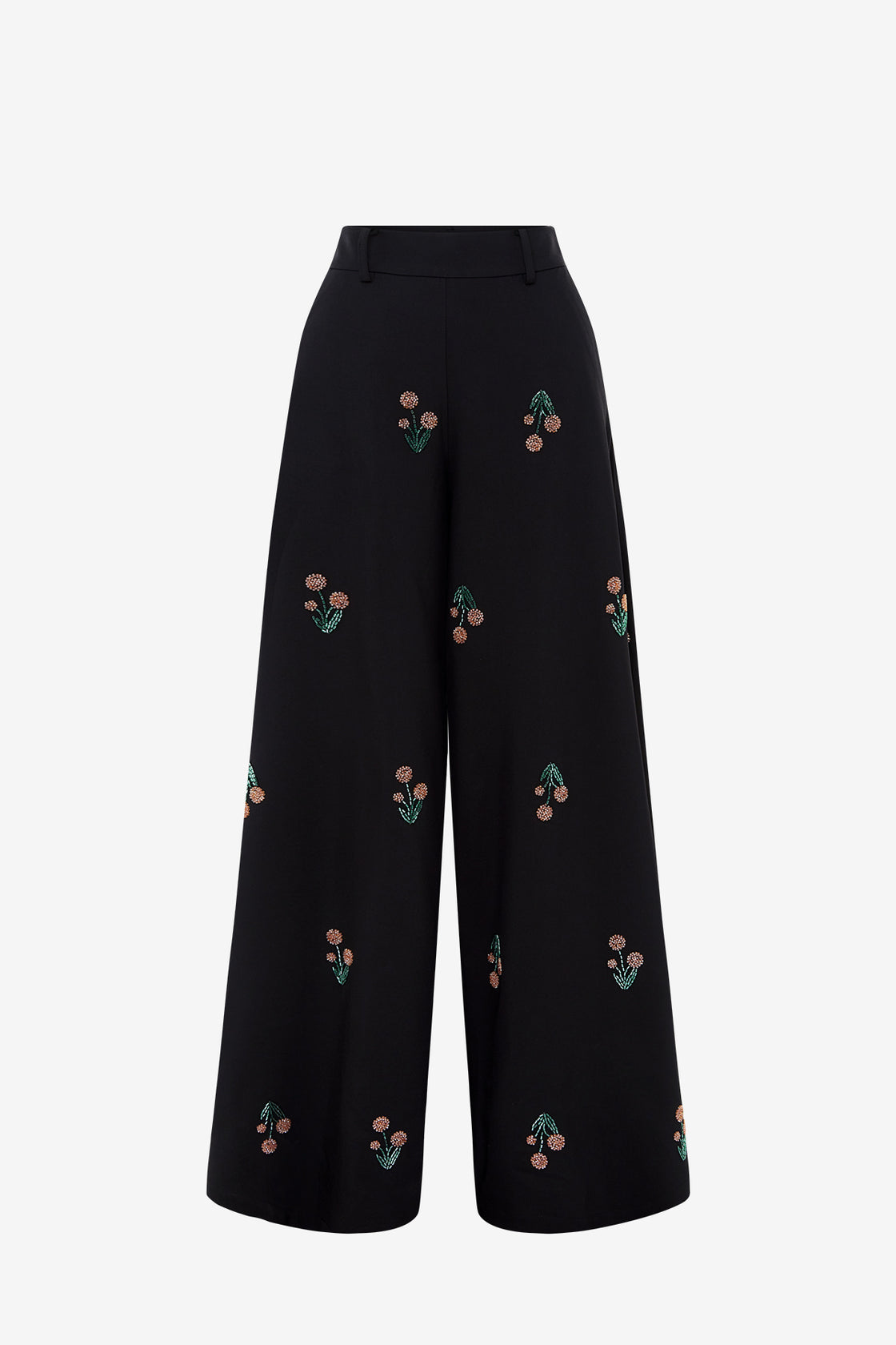 Exclusive Leo Lin Candied Embellished Pants - Wildflower Beading