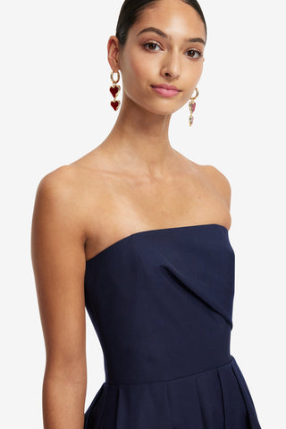 Lynn Bustier Midi Dress - Indigo LEO LIN Lynn Bustier Midi Dress - Indigo LEO LIN
