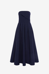 Lynn Bustier Midi Dress - Indigo Dress Midi