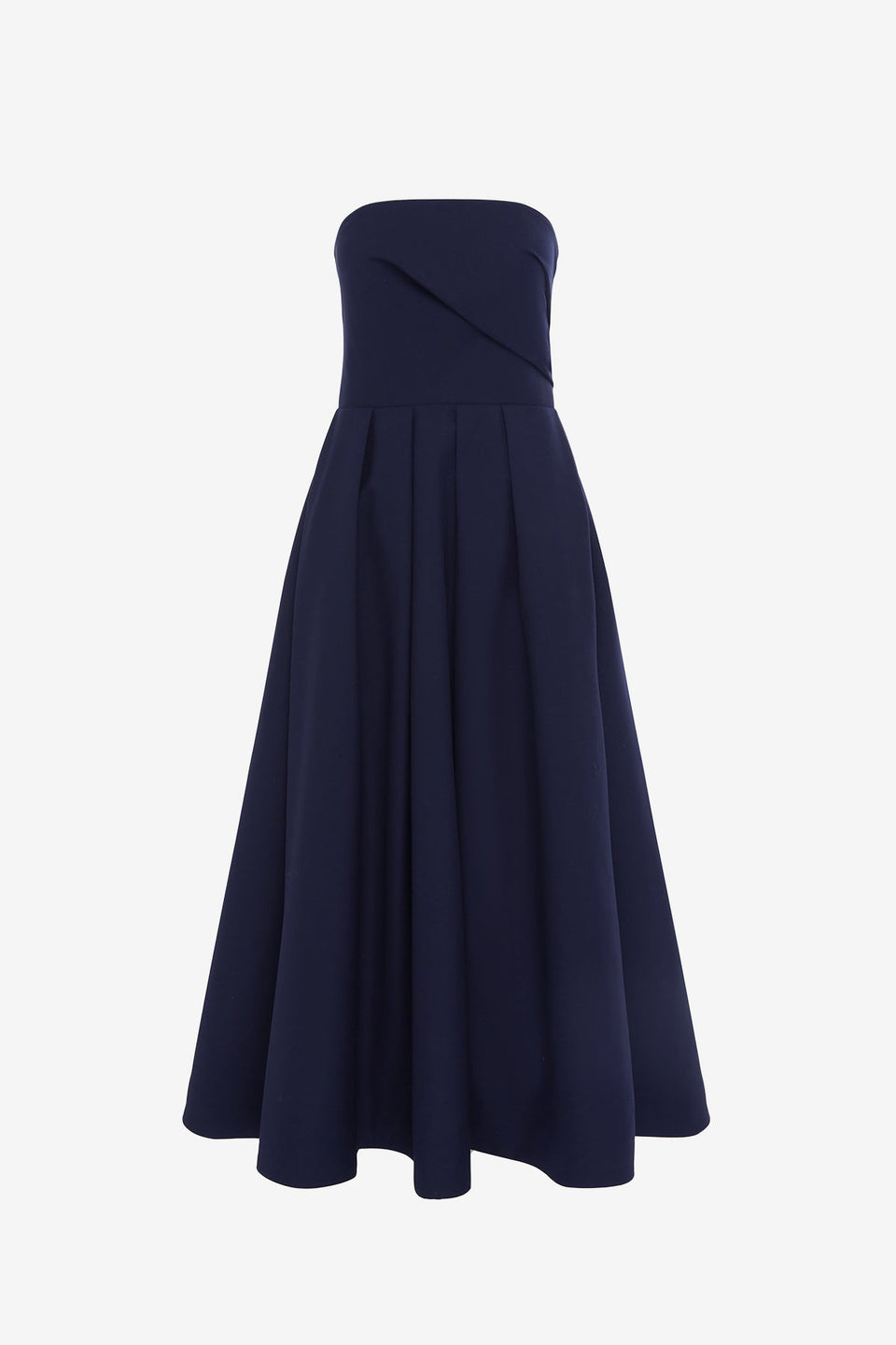 Exclusive LEO LIN Lynn Bustier Midi Dress - Indigo