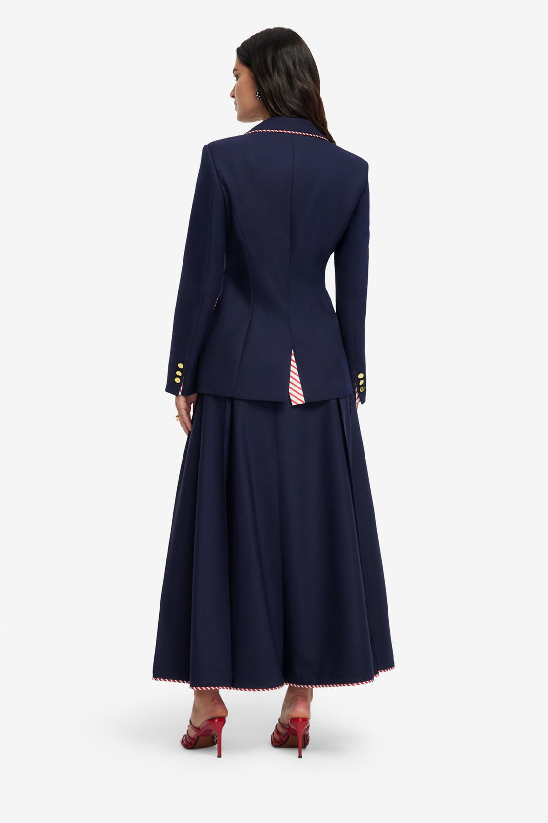 Exclusive LEO LIN Jillian Blazer - Indigo