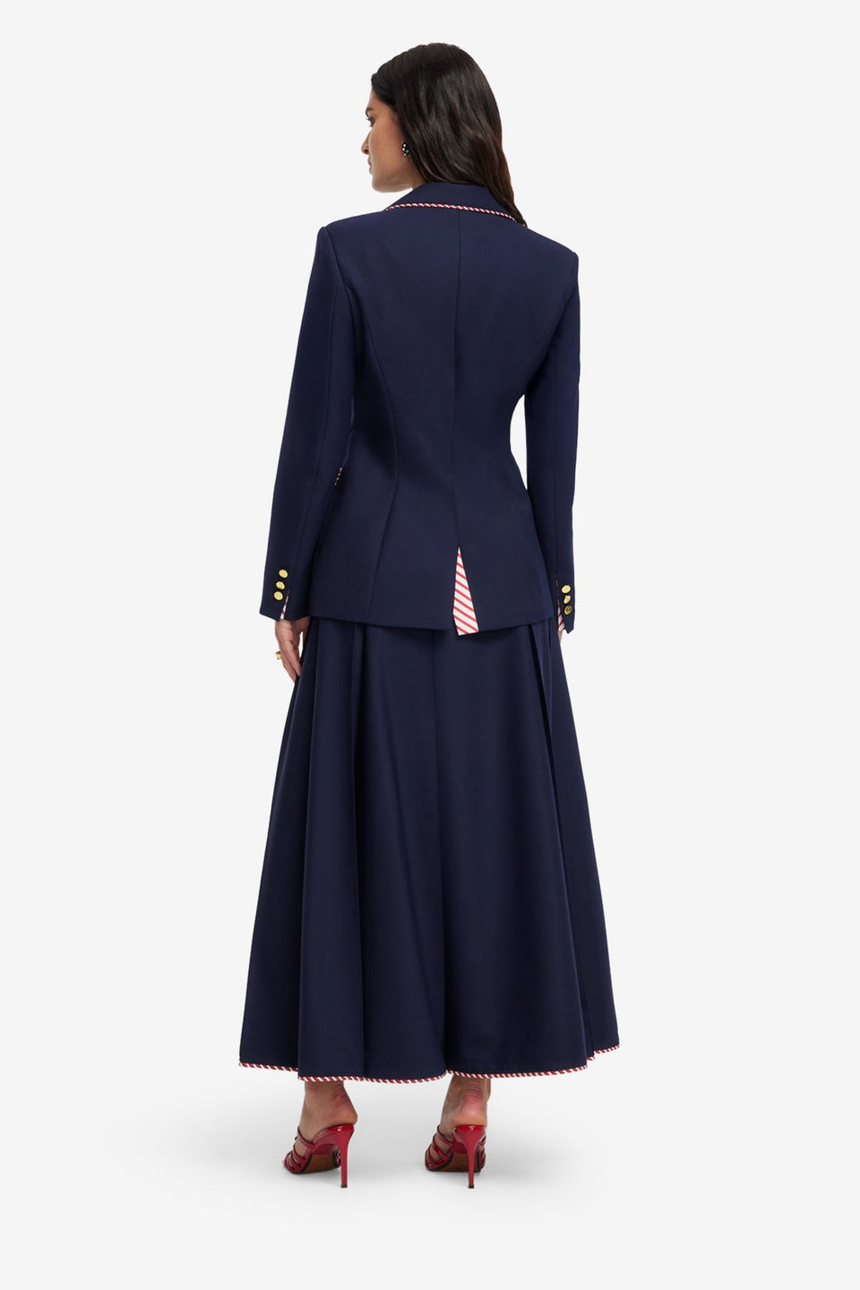 Exclusive LEO LIN Jillian Blazer - Indigo