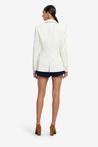 Exclusive LEO LIN Jillian Blazer - Vanilla