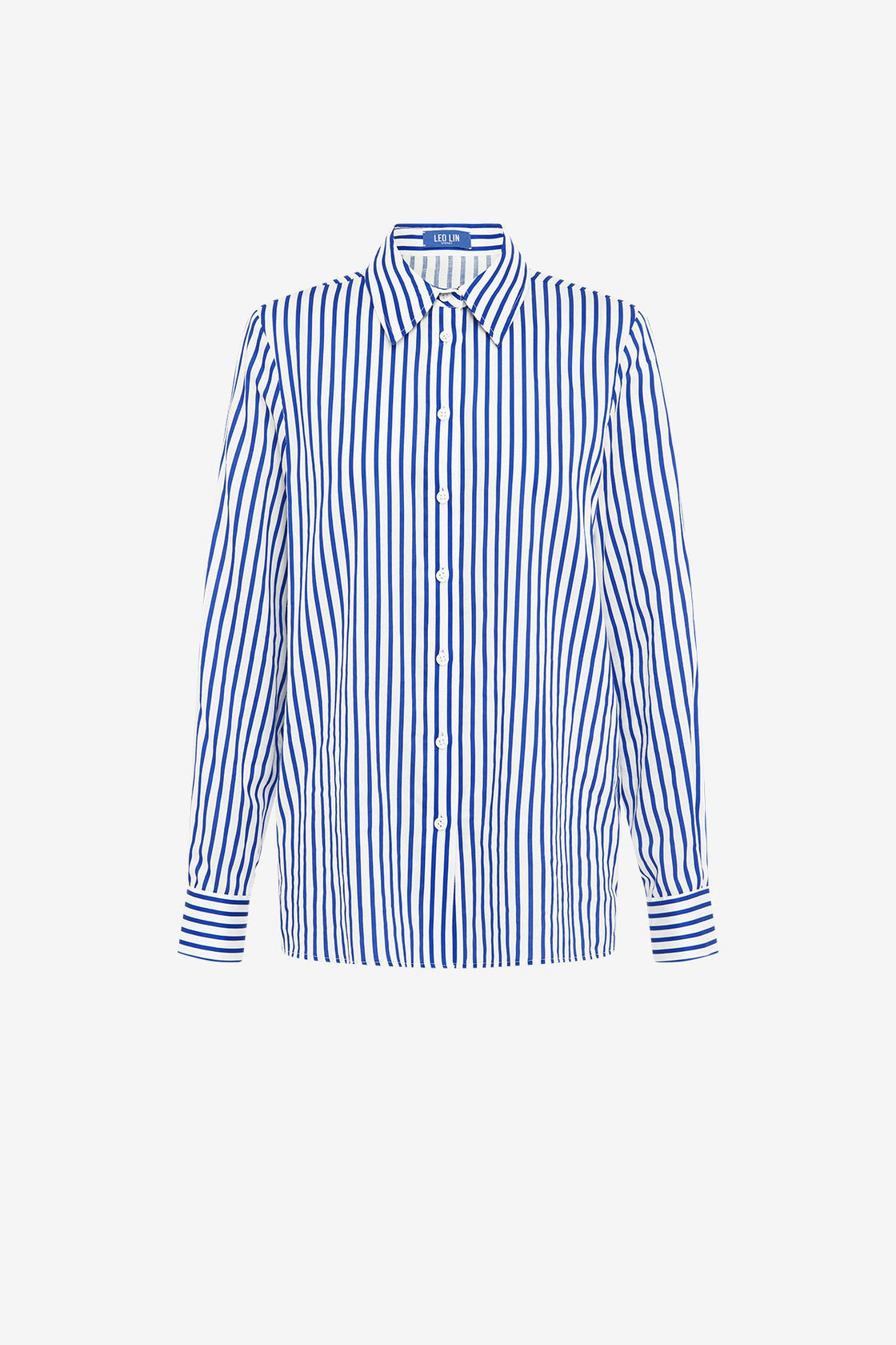 Exclusive LEO LIN Rosaline Striped Shirt - Navy