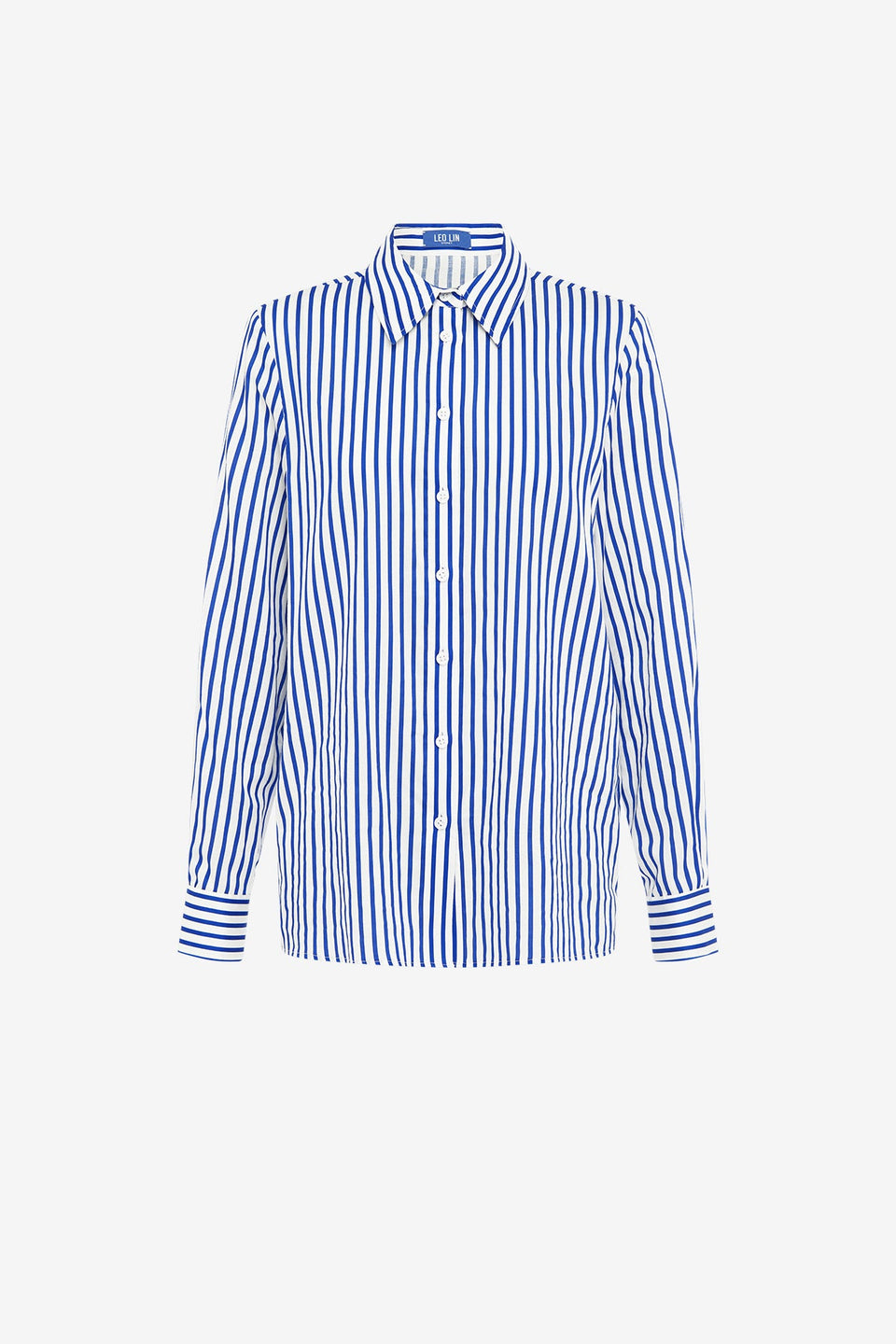 Exclusive LEO LIN Rosaline Striped Shirt - Navy