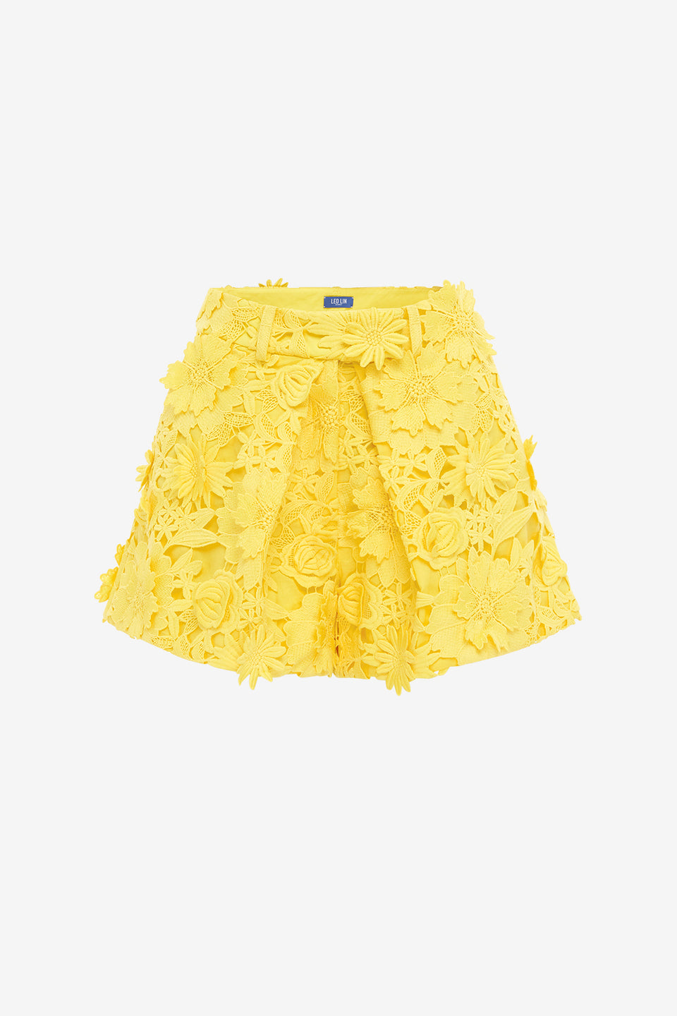Exclusive LEO LIN Josie Lace Shorts - Sunshine