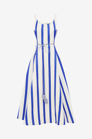 blue and white striped dress forever 21 Striped Dress FOREVER 21 S (4-6) Like new