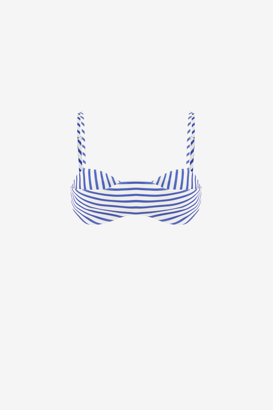 Exclusive LEO LIN Julia Striped Bralette - Navy