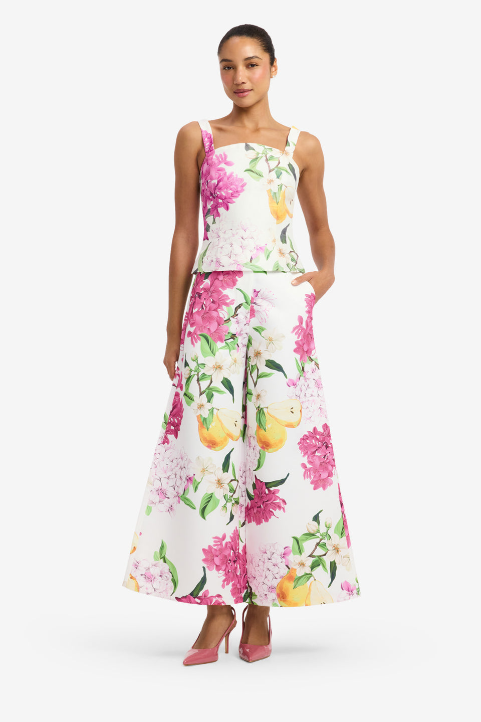 Isadora Top - Floral Pear Print Tops