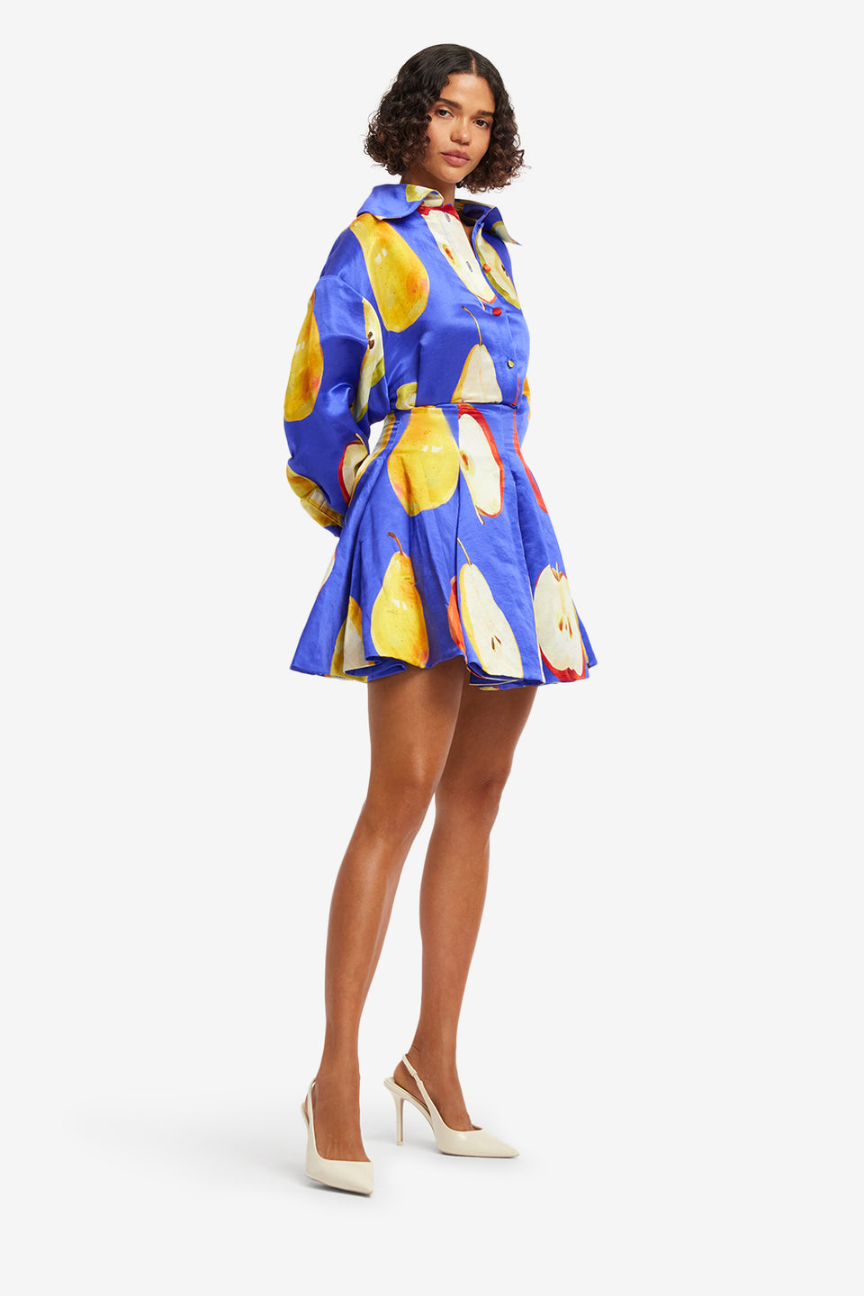 Exclusive LEO LIN Kaity Skirt - Pear Print