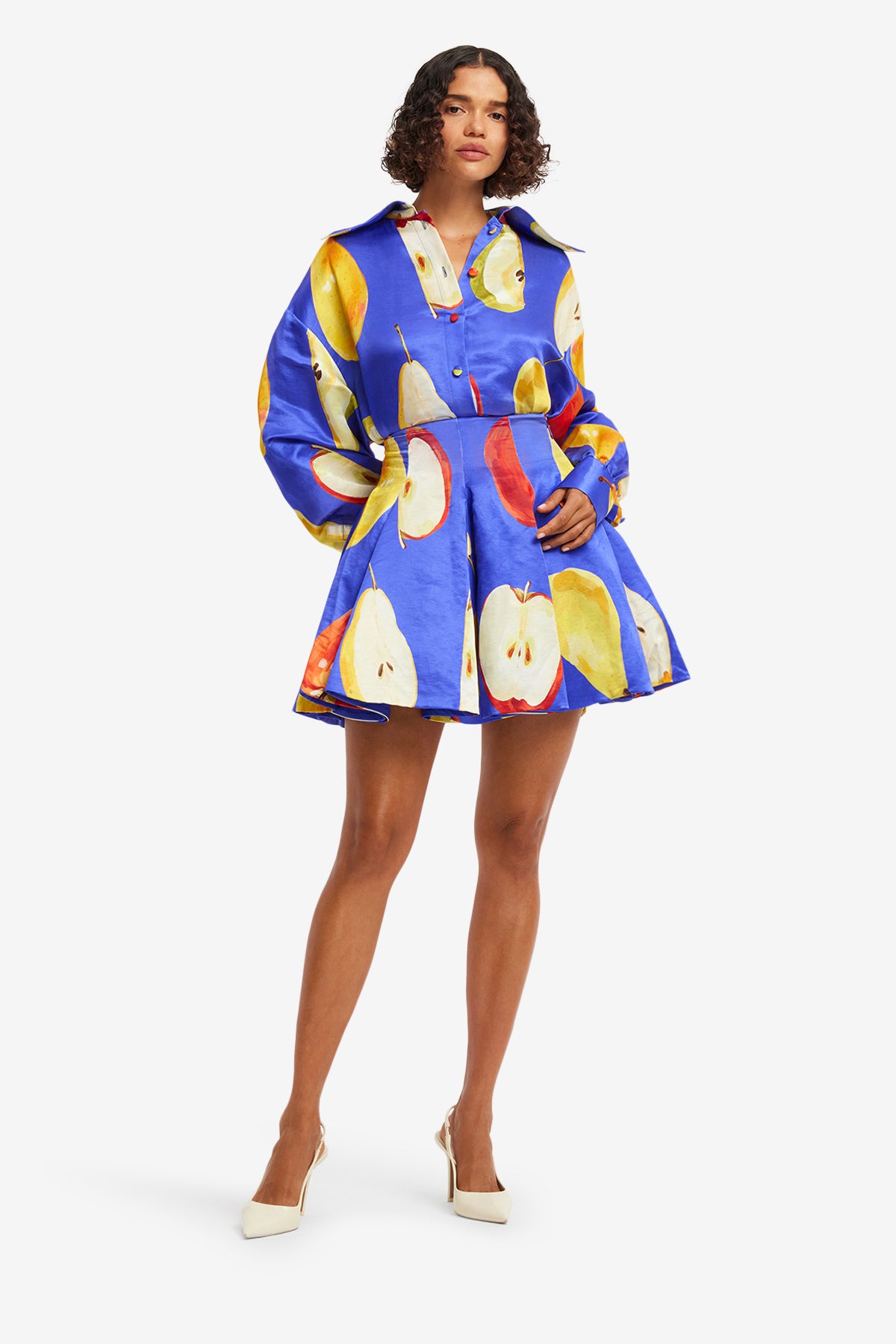 Kaity Skirt - Pear Print – LEO LIN