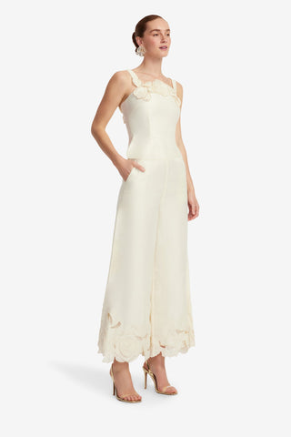 Exclusive LEO LIN Isadora Applique Top - Vanilla