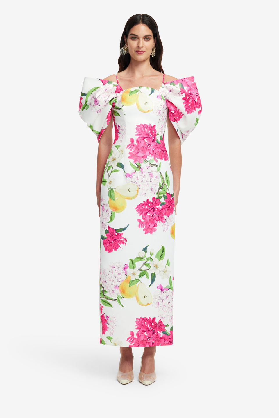Exclusive LEO LIN Arabella Maxi Dress - Floral Pear Print