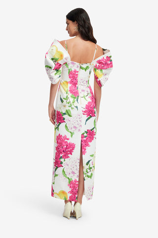 Exclusive LEO LIN Arabella Maxi Dress - Floral Pear Print