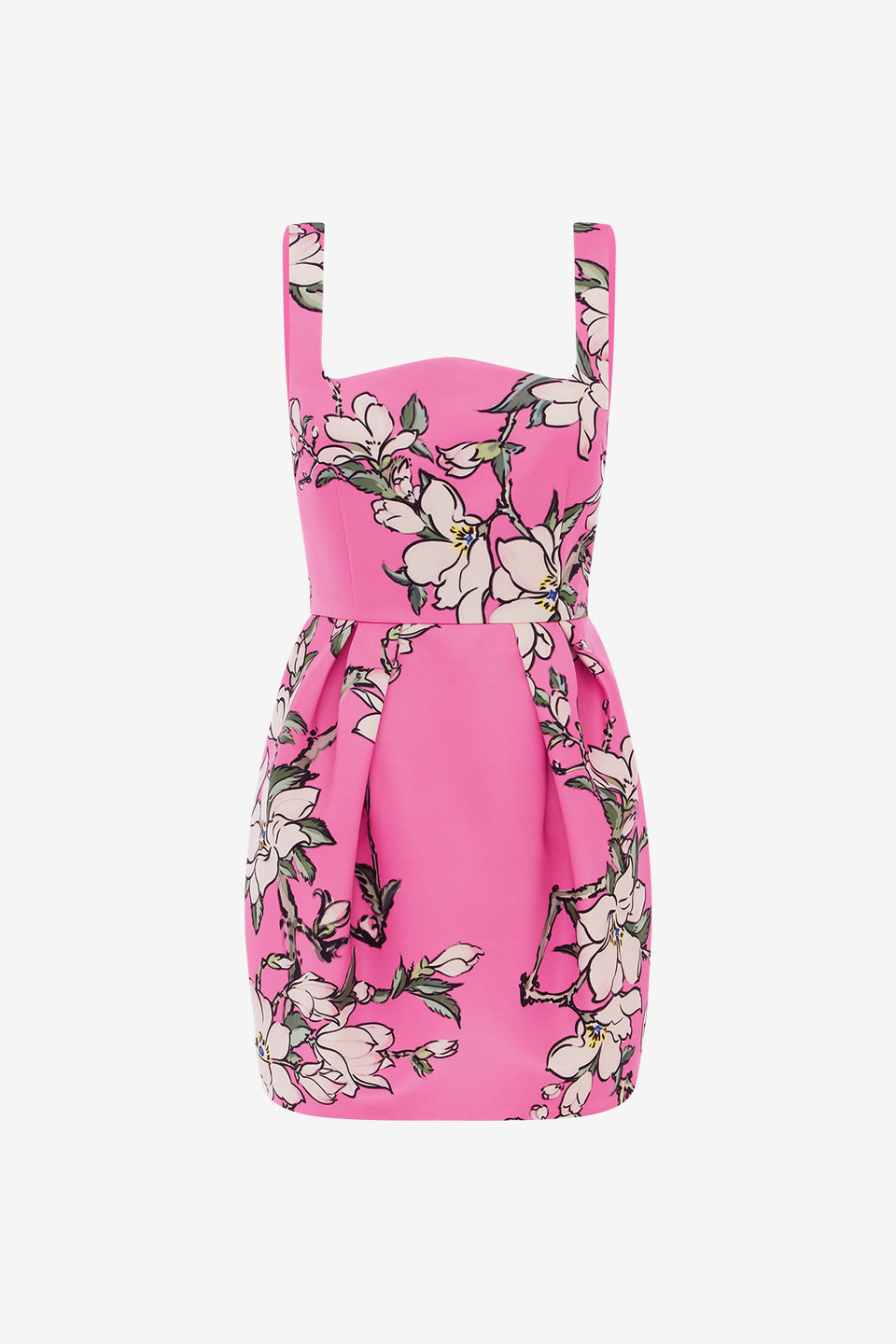 Exclusive LEO LIN Piper Mini Dress - Pink Magnolia Print