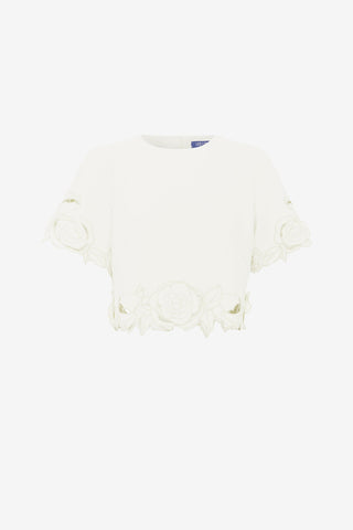 Exclusive LEO LIN Indie Sleeve Top - Vanilla