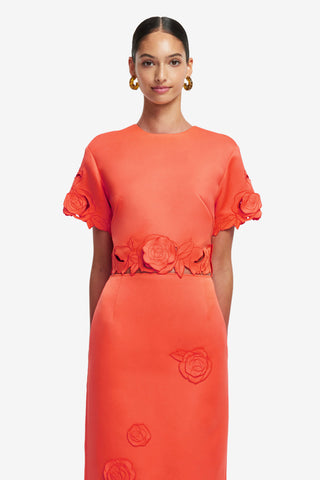 Exclusive LEO LIN Indie Sleeve Top - Saffron