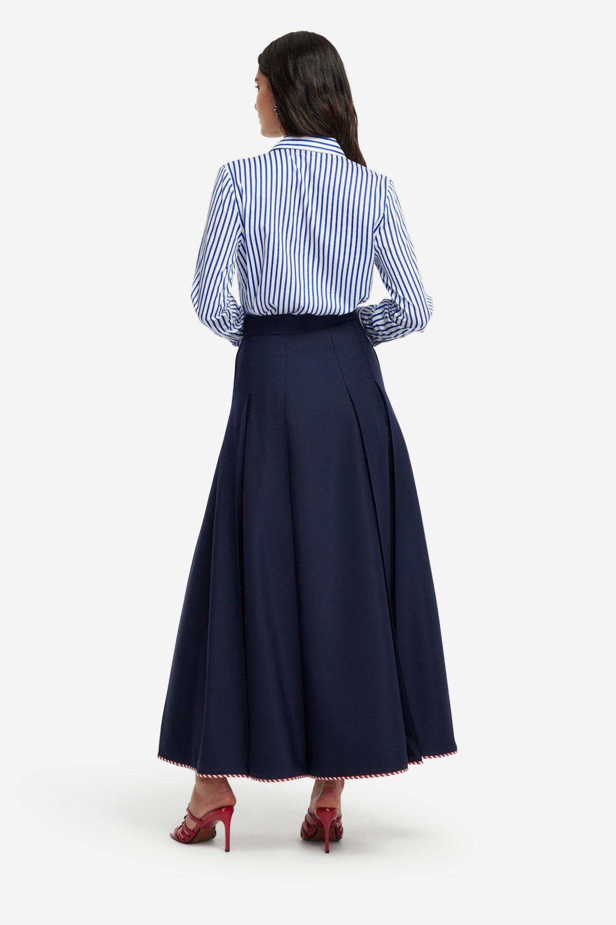 Joslin Maxi Skirt - Indigo – LEO LIN