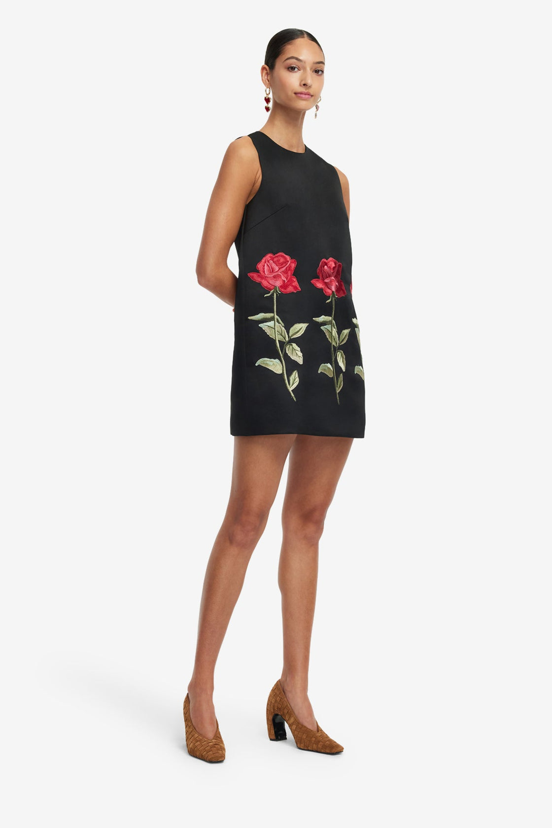 embroidered mini dress Yvonne Embroidered Mini Dress