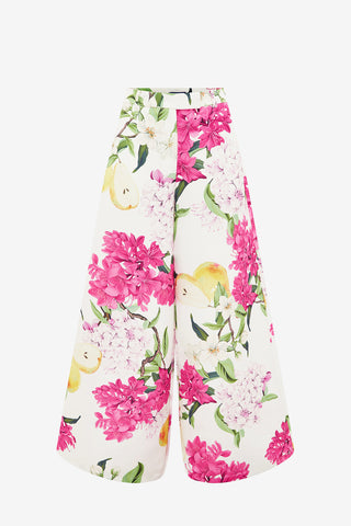 Exclusive LEO LIN Candied Pants - Floral Pear