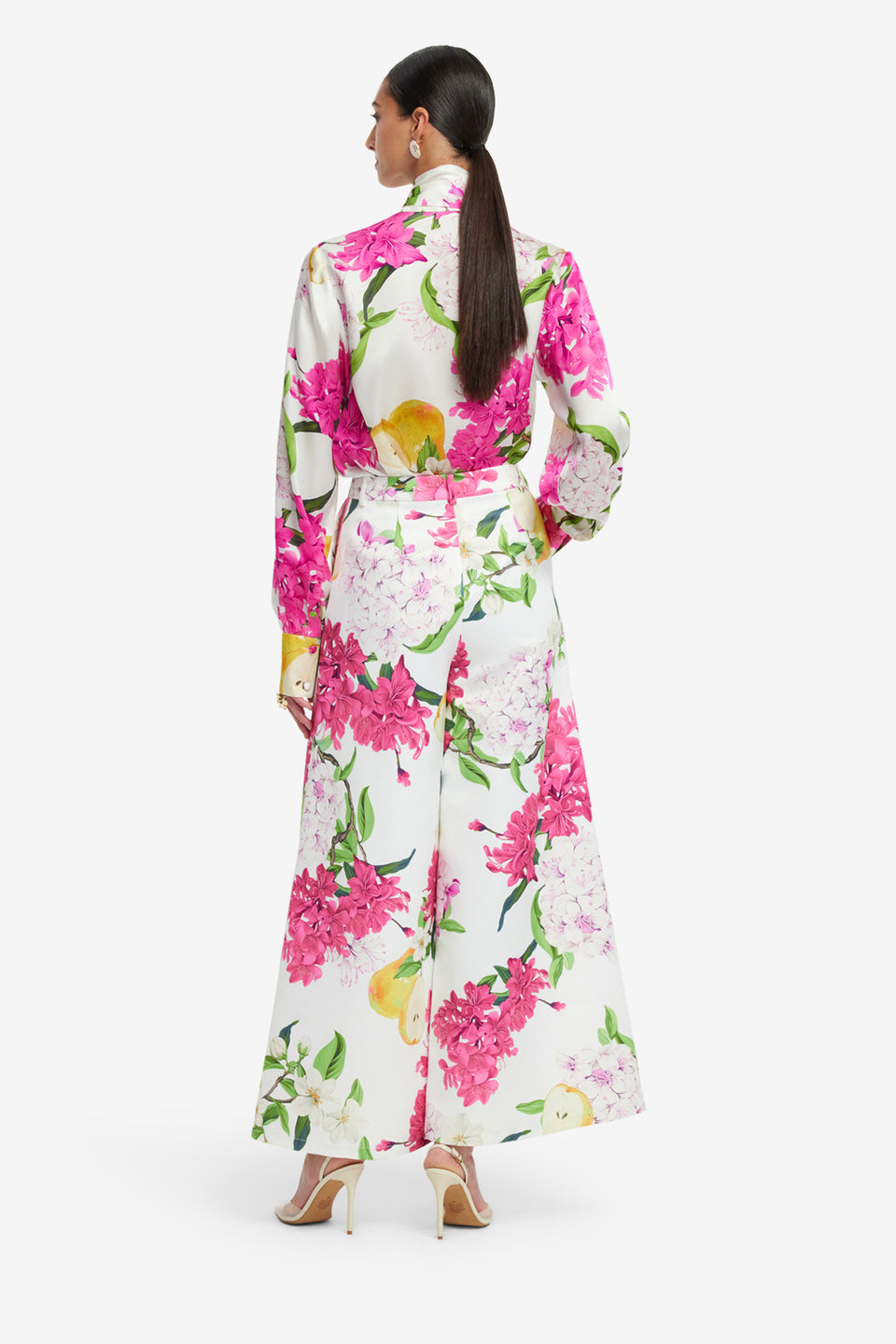 Exclusive LEO LIN Candied Pants - Floral Pear