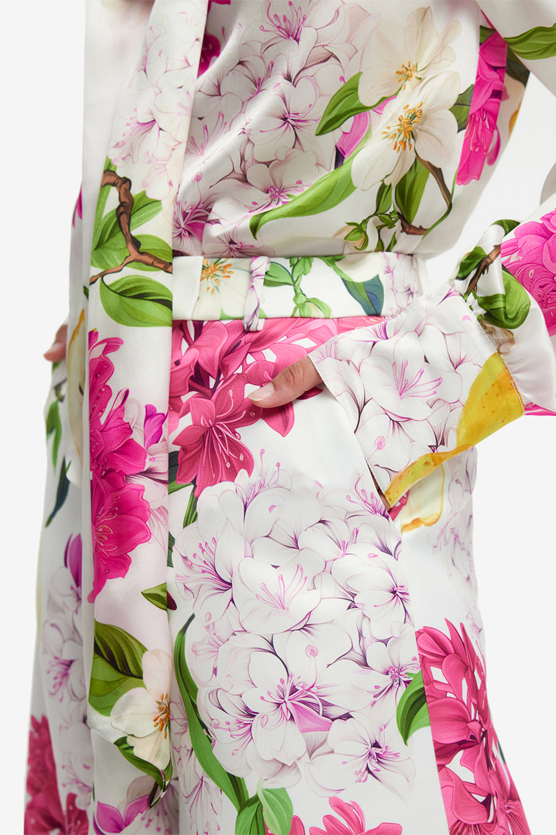 Exclusive LEO LIN Candied Pants - Floral Pear