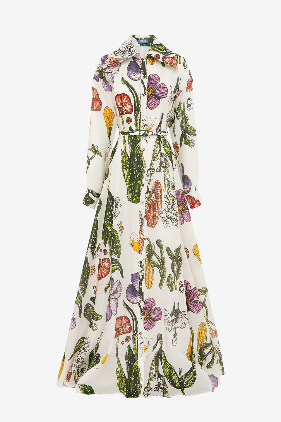 Exclusive LEO LIN Josephine Silk Gown - Wildflowers