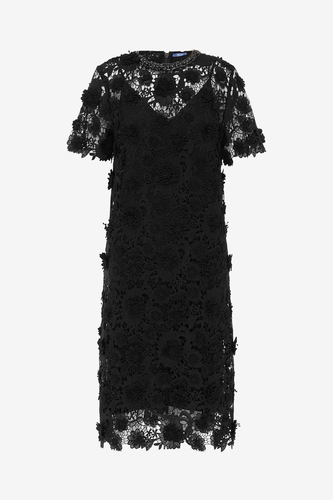 Sheridan Lace Midi Dress - Ebony LEO LIN Sheridan Lace Midi Dress - Ebony LEO LIN