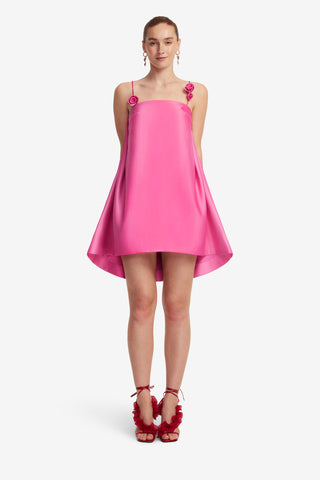 Exclusive LEO LIN Fiona Rose Mini Dress - Pink