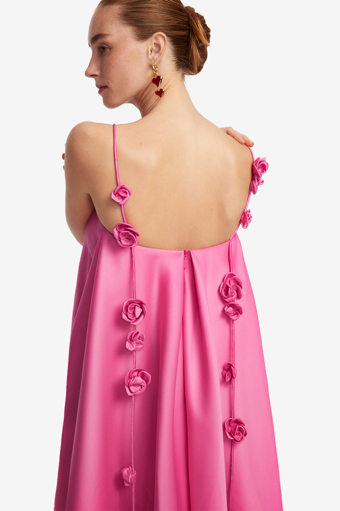 Leo Lin - Fiona Rose Mini Dress - Pink Leo Lin - Fiona Rose Mini Dress - Pink