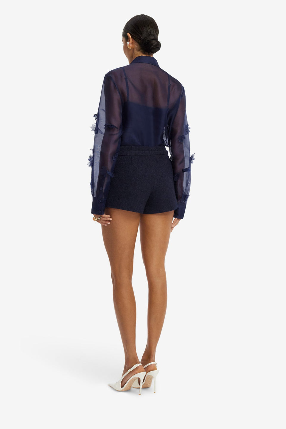 Cassia Petal Shirt - Midnight Blouse/Shirts
