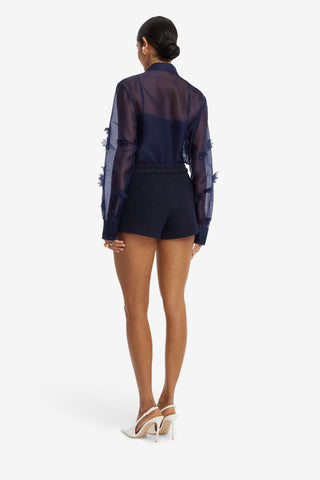 Olivianne Tweed Shorts - Midnight Shorts