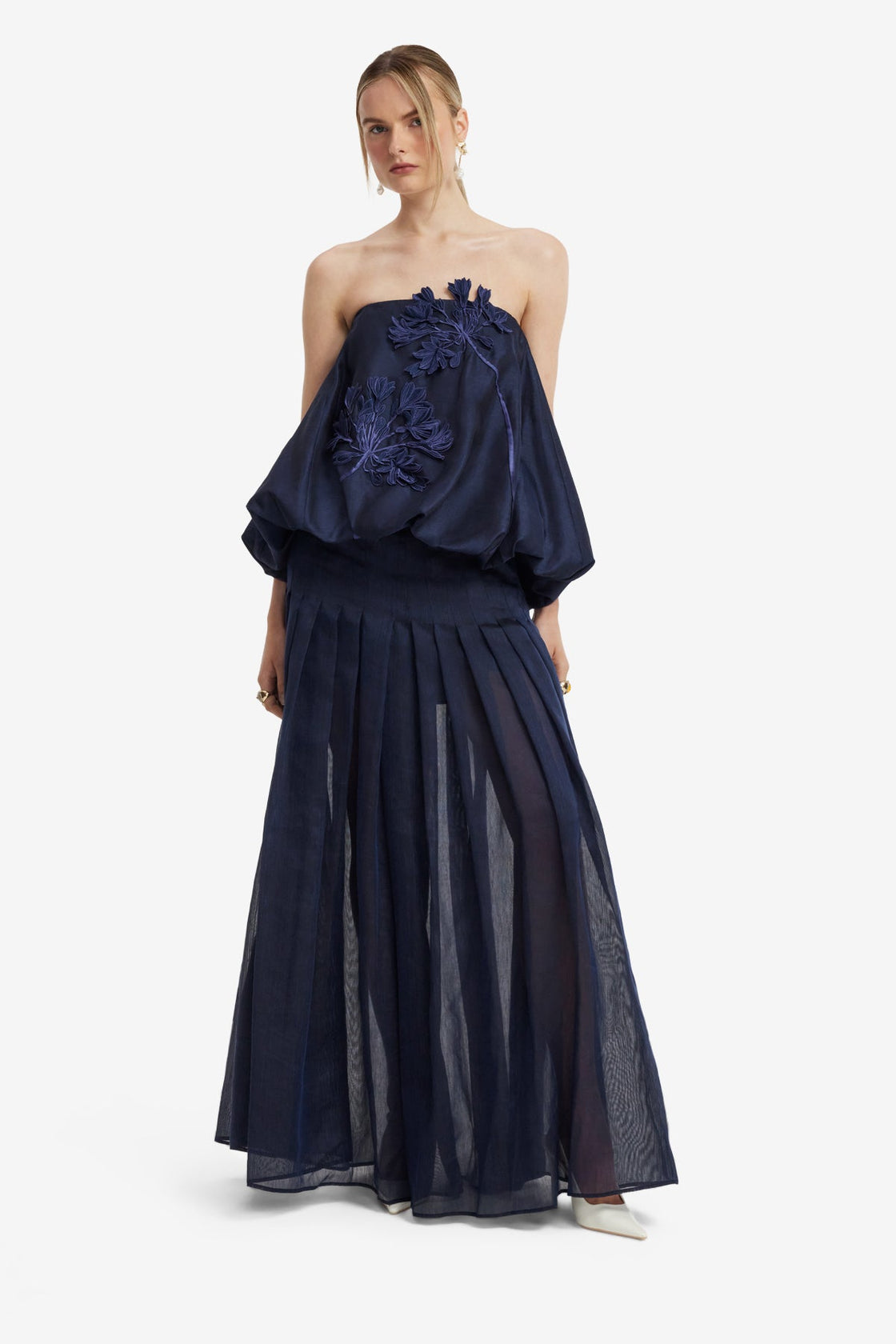 Juno Pleated Pants - Midnight Pants