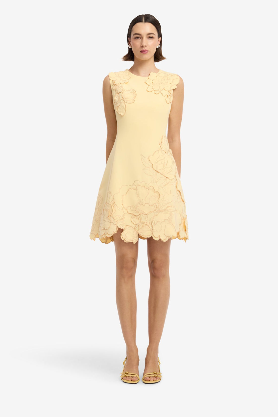 Chloe Applique Sleeveless Mini Dress - Butter Dress Mini